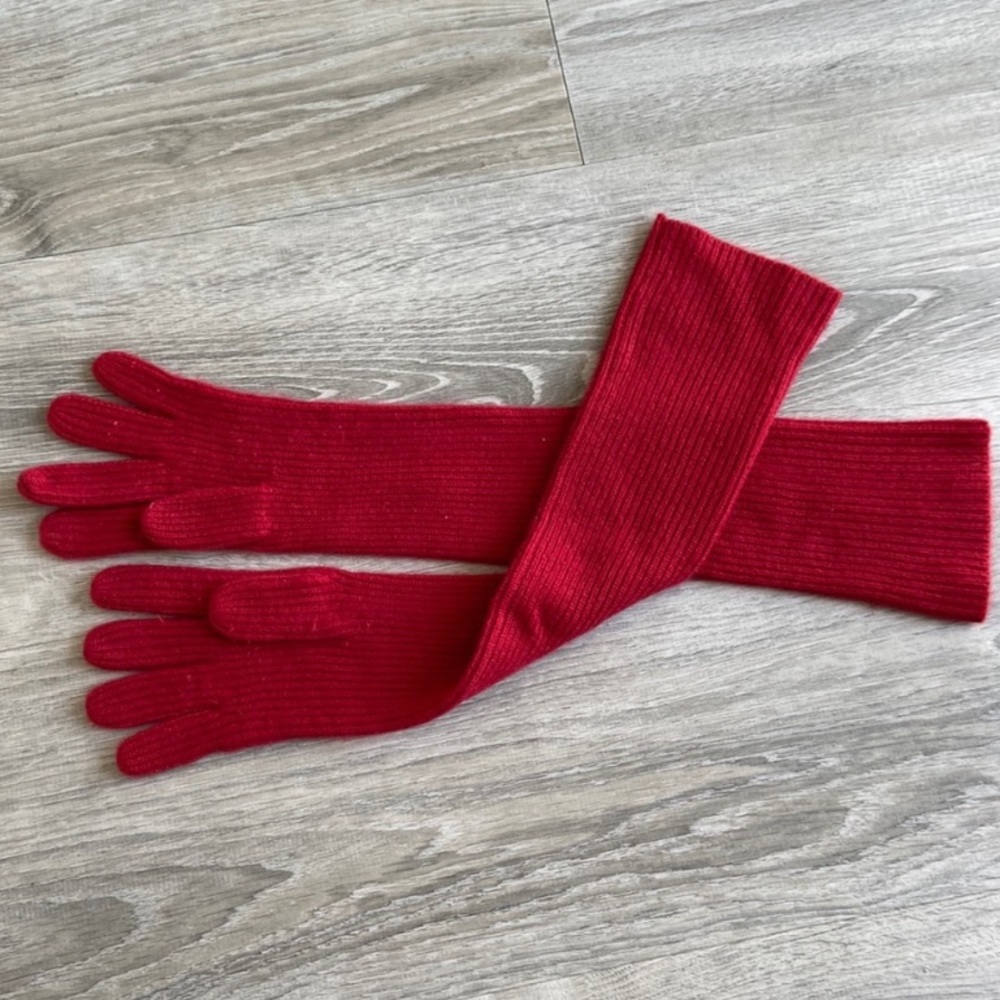 Club Monaco long cashmere gloves